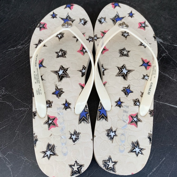 Coach flipflop sandals size 9 - Picture 4 of 7